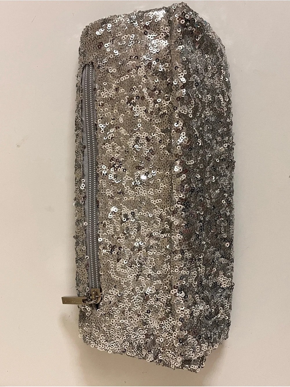 Victoria’s Secret Silver Sequin Women's Clutch Bag